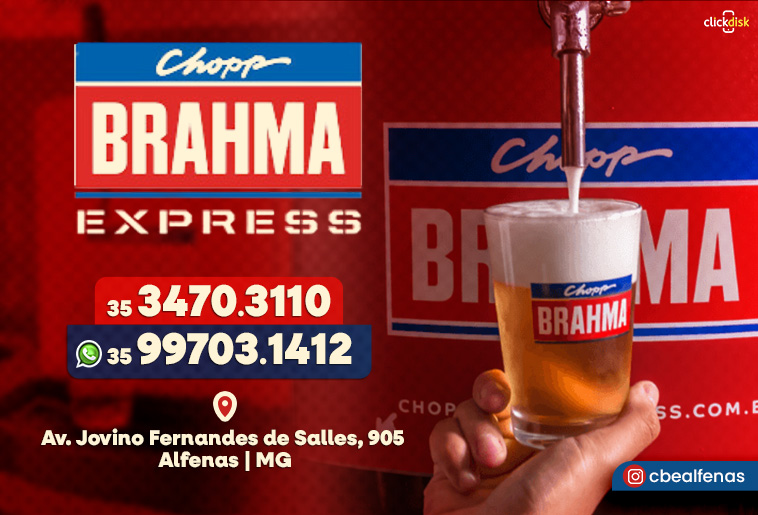 CHOPP BRAHMA EXPRESS ALFENAS MG, 997031412 Click & Disk